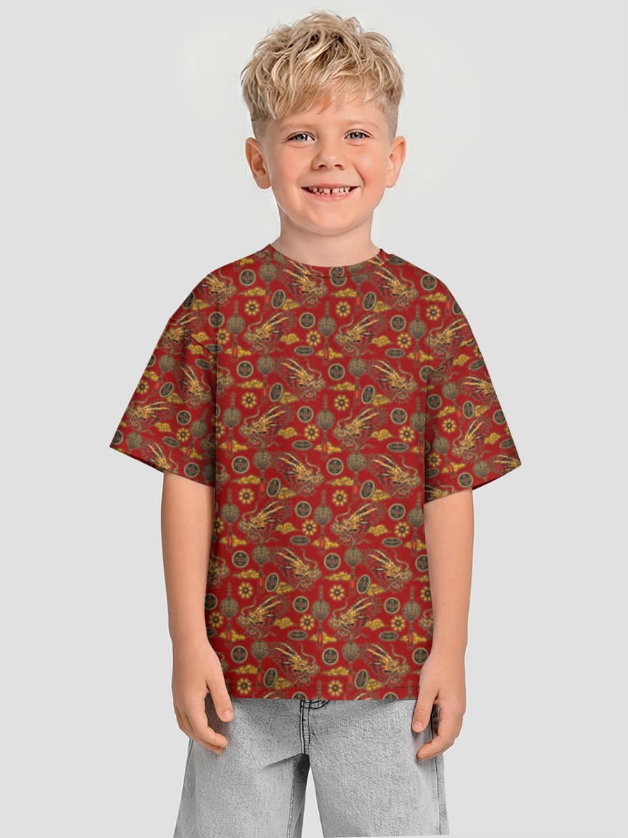 Camiseta Oversize de Algodón Niño