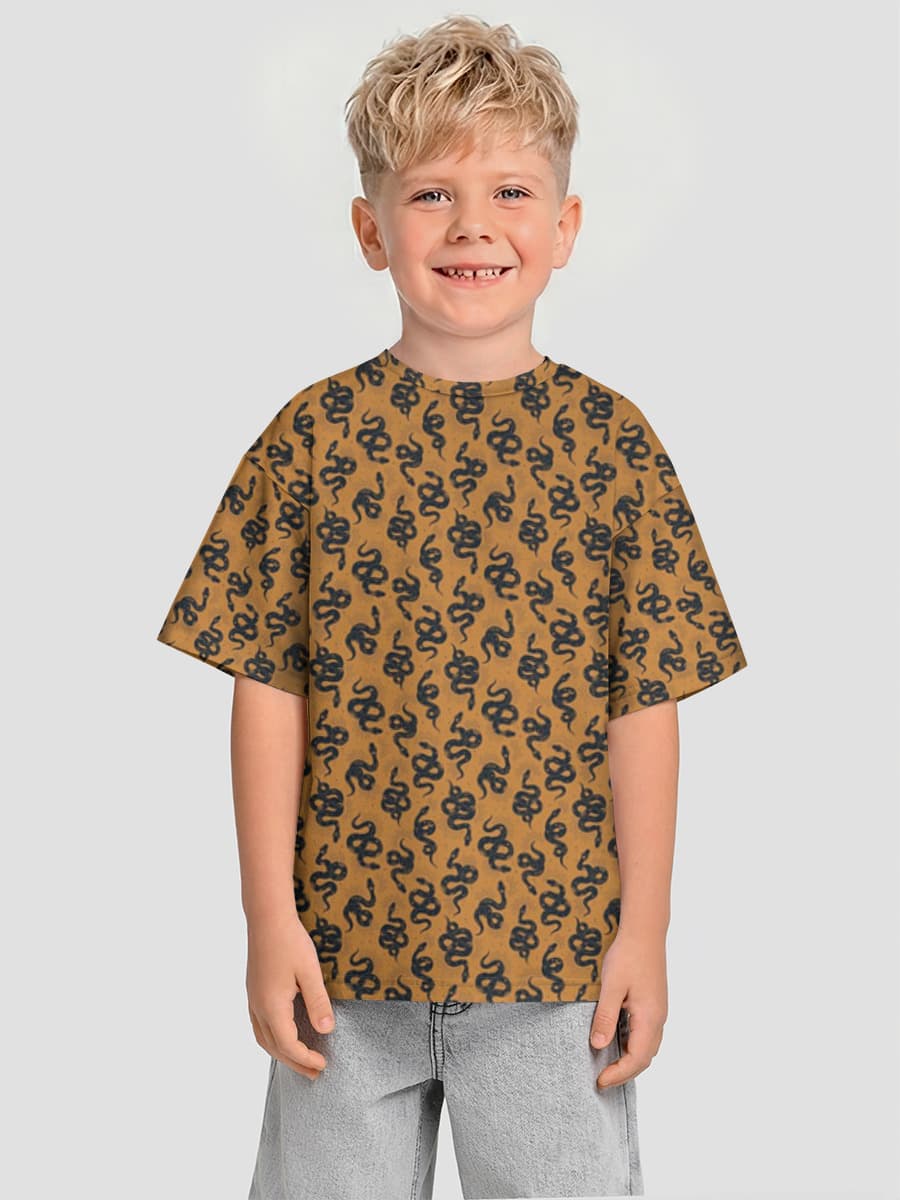 男の子 ビッグシルエット コットンTシャツ