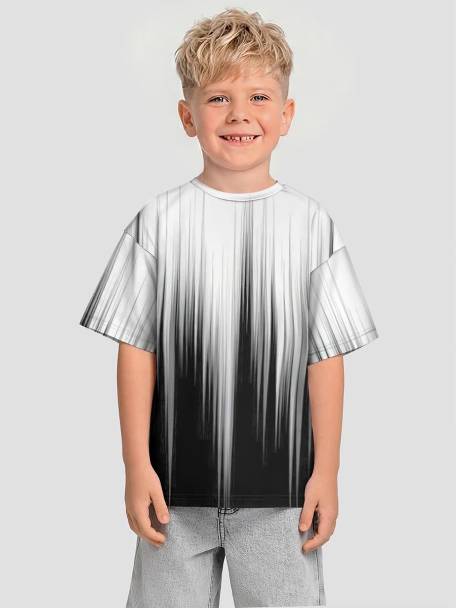 Bolalar oversized paxta futbolka