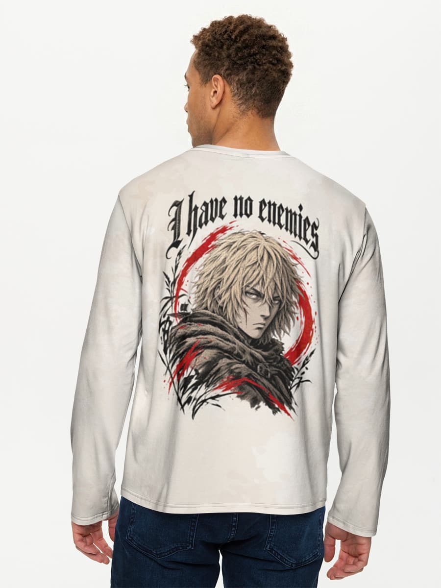 Men's cotton long sleeve shirt
