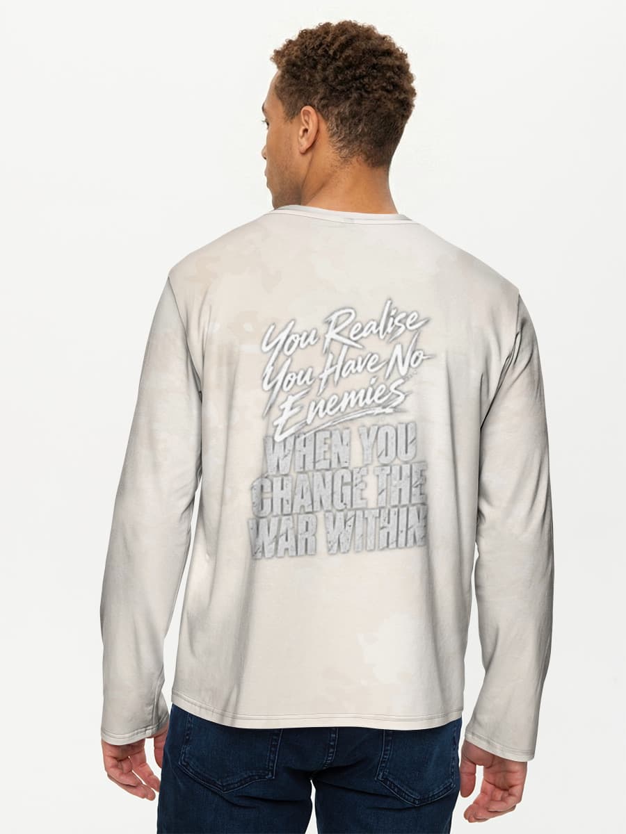 T-shirt Coton Manches Longues Homme