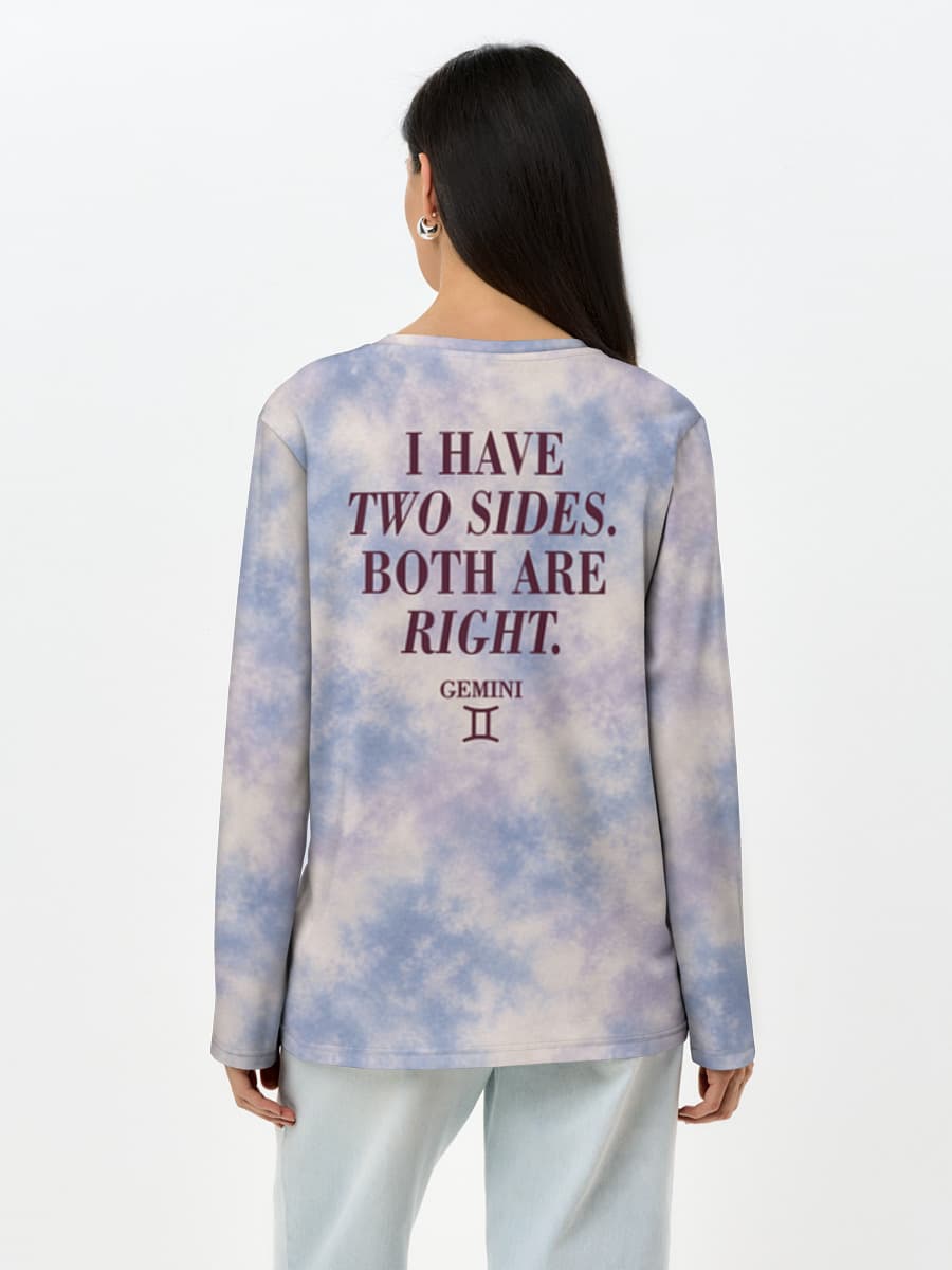 Women's long sleeve shirt. Cotton