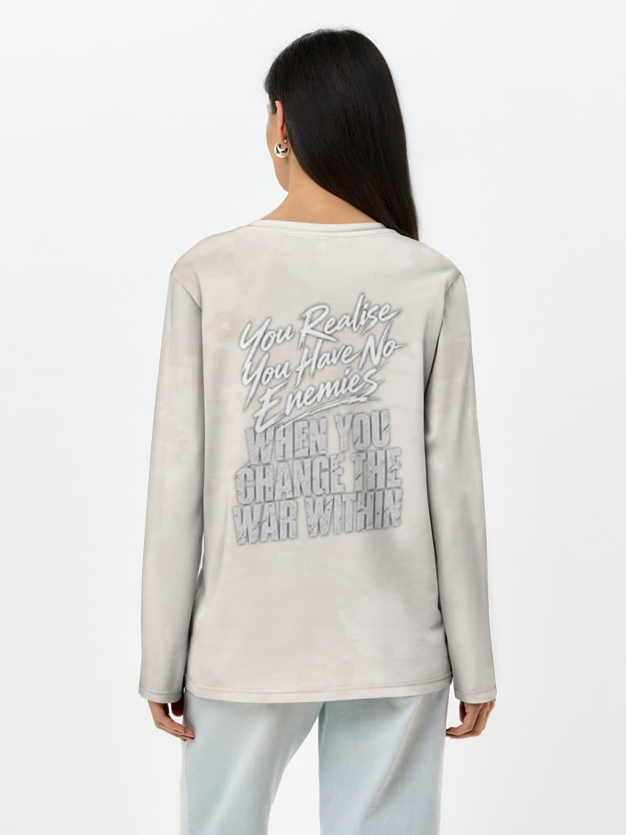T-shirt Coton Manches Longues Femme