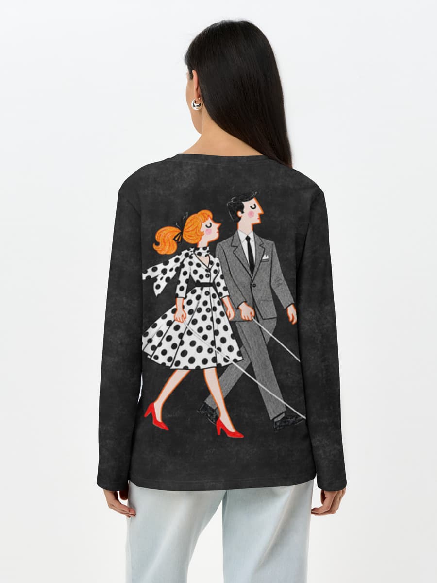 Women's long sleeve shirt. Cotton