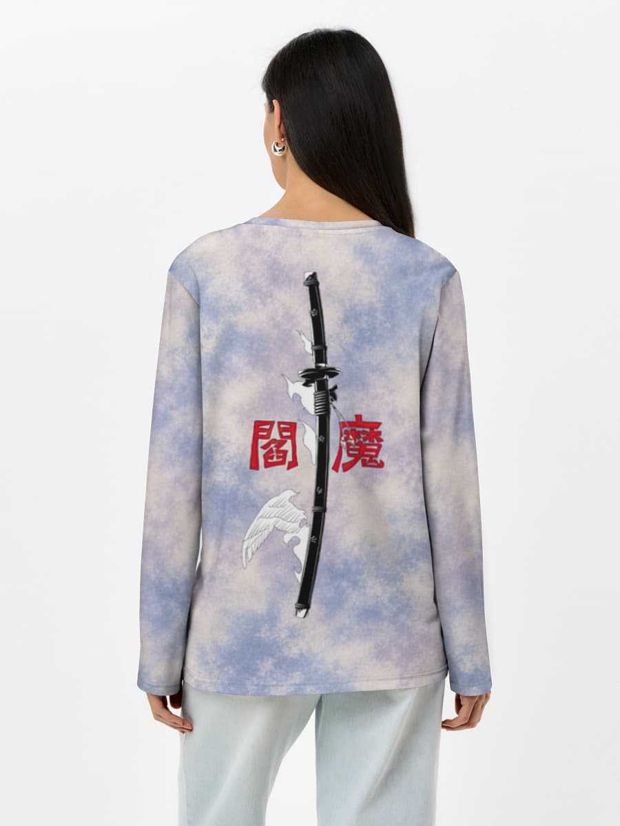 Women's long sleeve shirt. Cotton