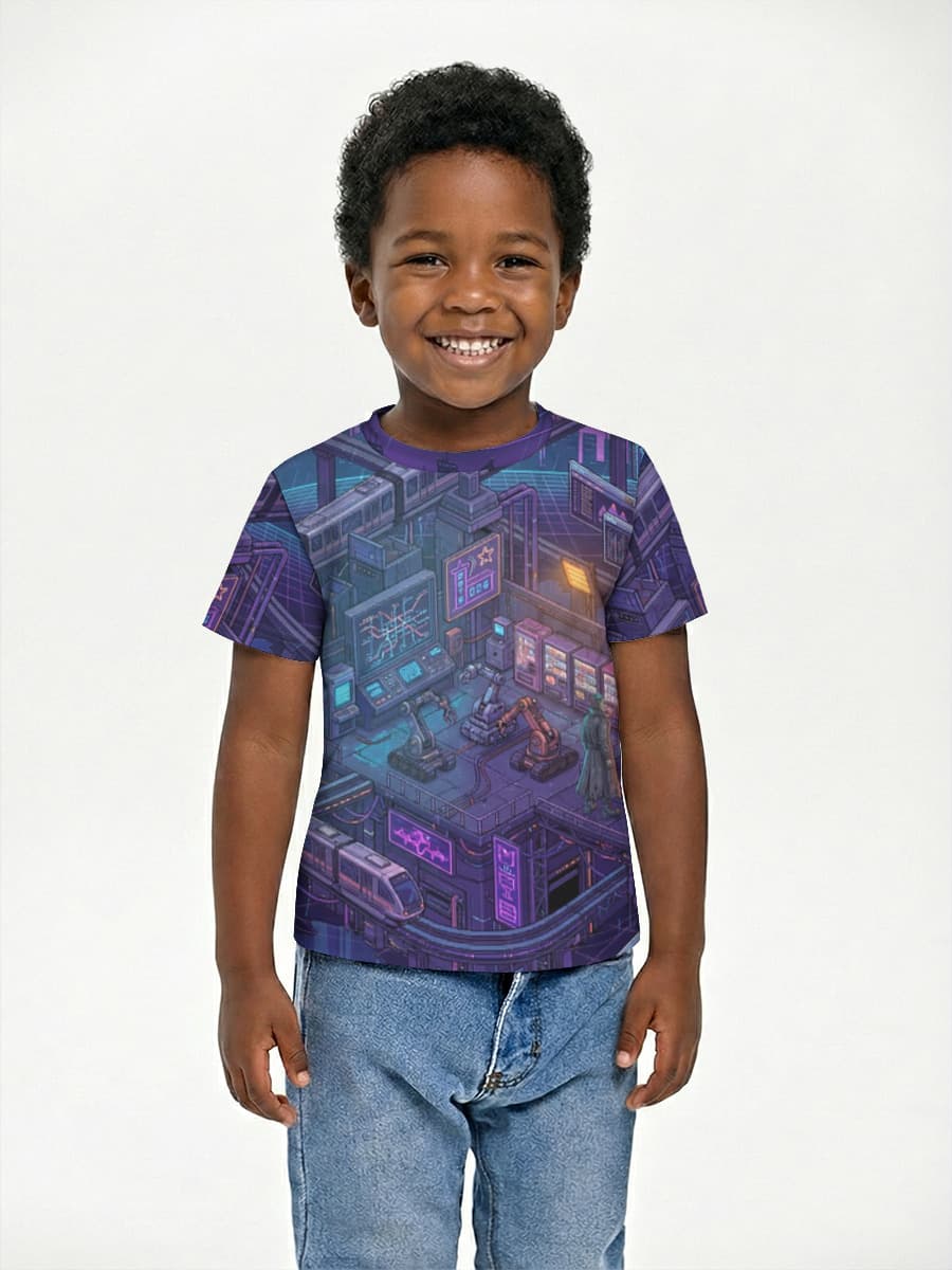 Children's cotton T-shirt (for boys. Copy)