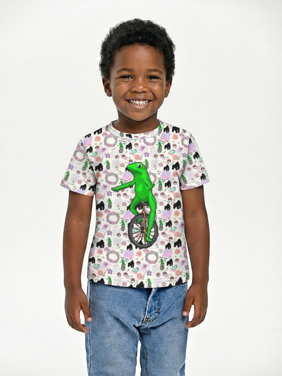 Children's cotton T-shirt (for boys. Copy)