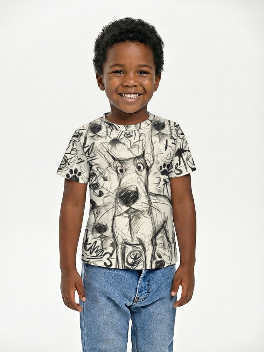 Children's cotton T-shirt (for boys. Copy)