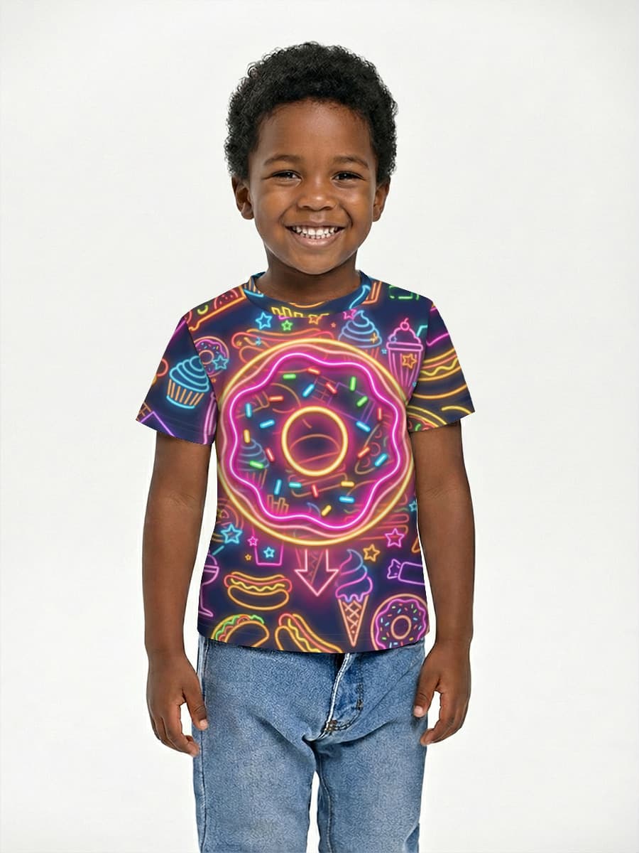 Children's cotton T-shirt (for boys. Copy)