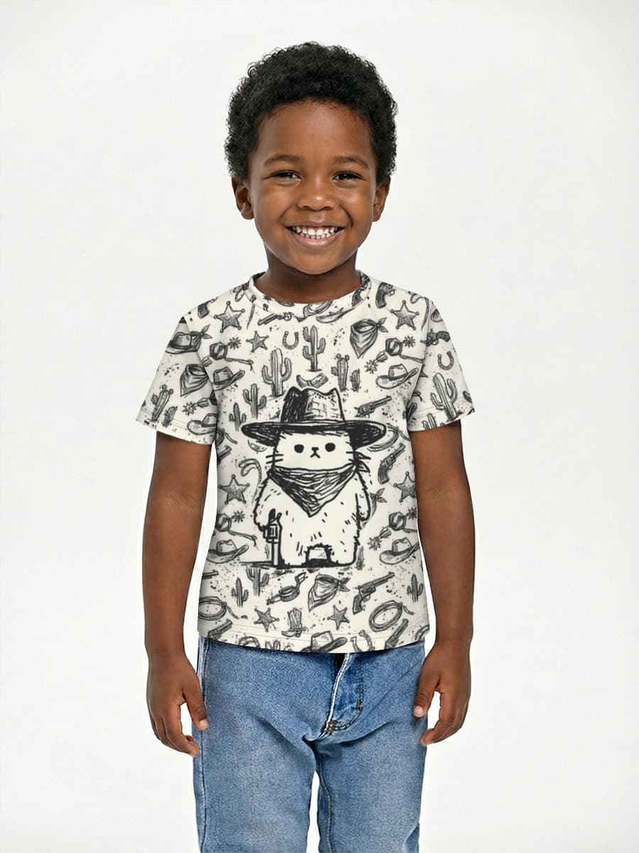 Children's cotton T-shirt (for boys. Copy)