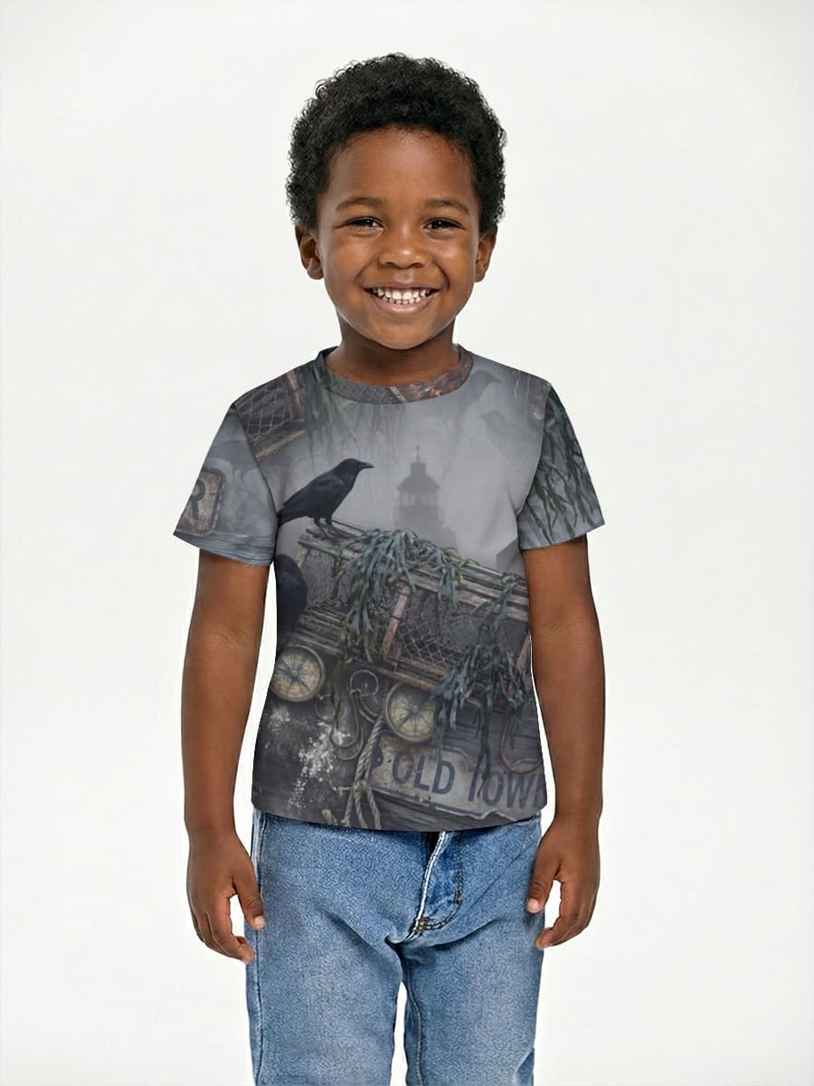 Children's cotton T-shirt (for boys. Copy)