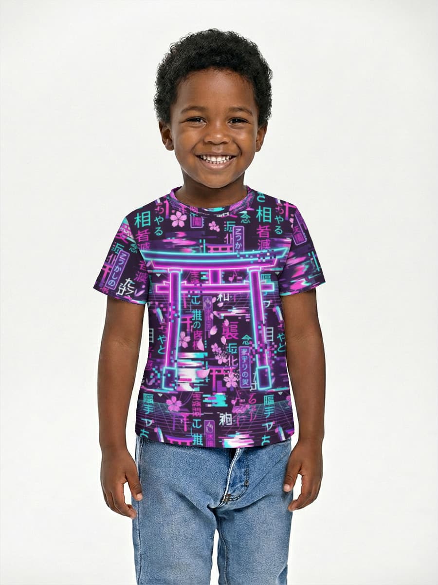 Children's cotton T-shirt (for boys. Copy)
