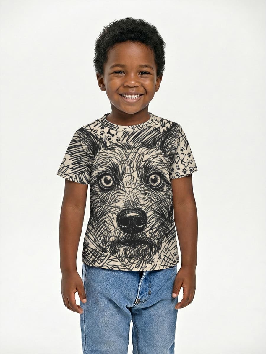 Children's cotton T-shirt (for boys. Copy)