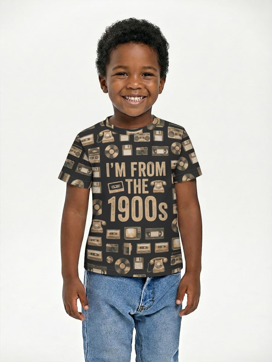 Children's cotton T-shirt (for boys. Copy)