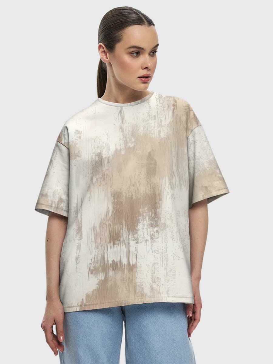 Women's oversized cotton T-shirt