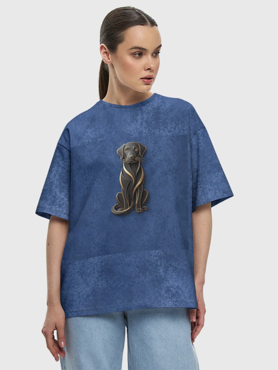 Women's oversized cotton T-shirt