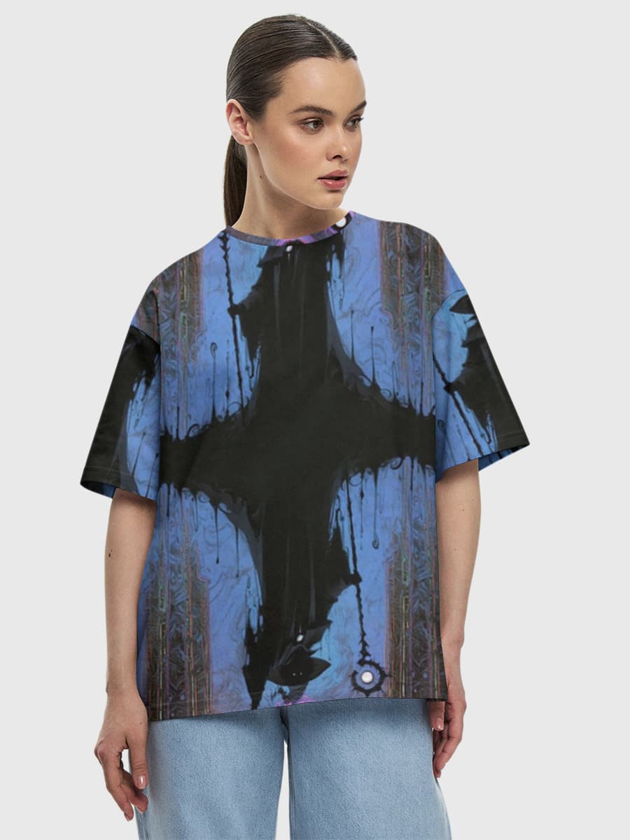 Women's oversized cotton T-shirt