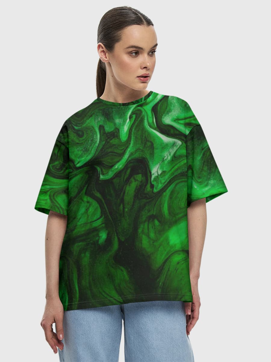 Women's oversized cotton T-shirt