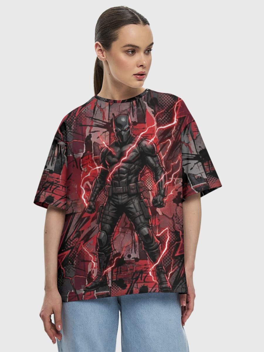 Women's oversized cotton T-shirt