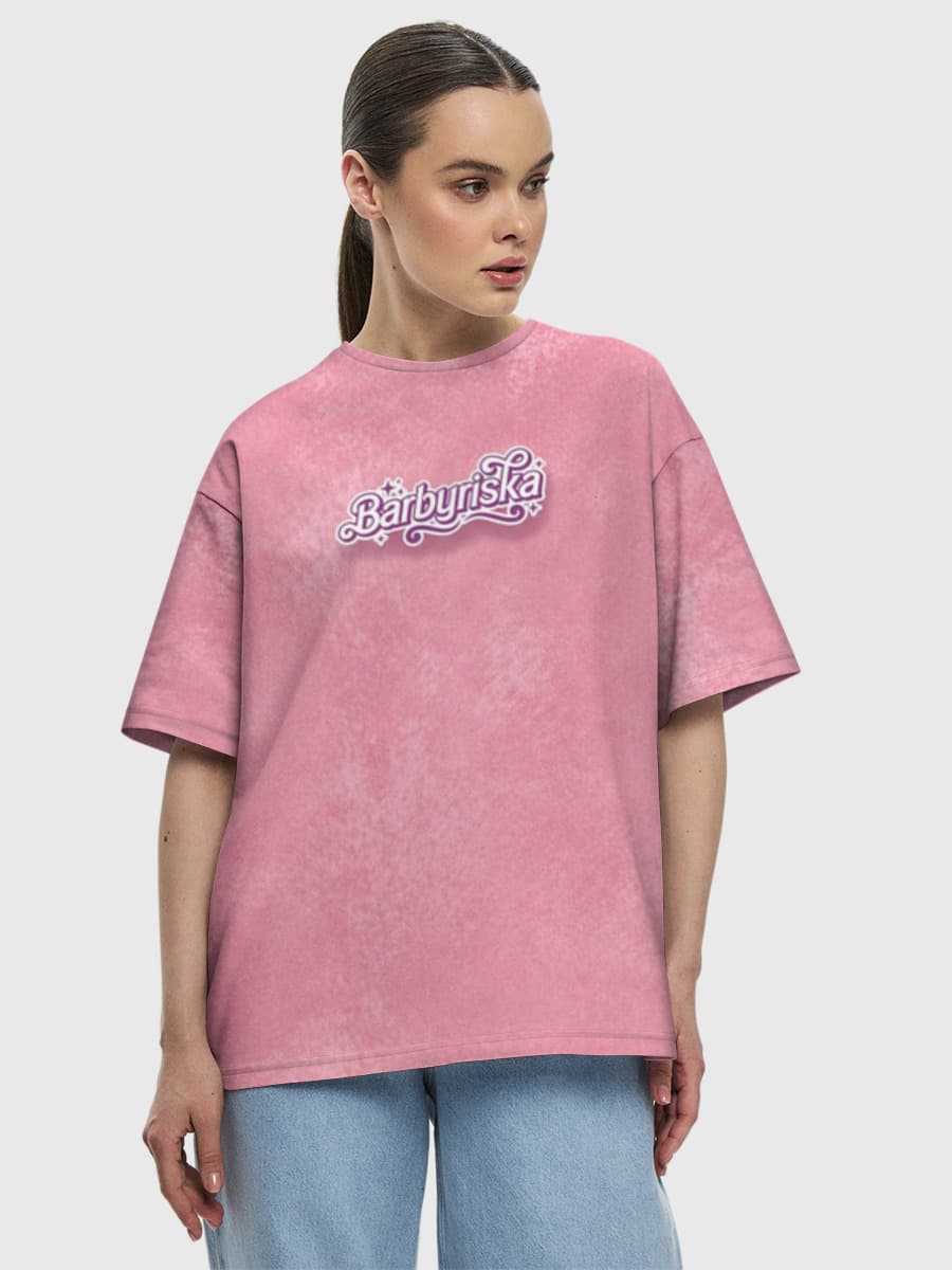 Women's oversized cotton T-shirt