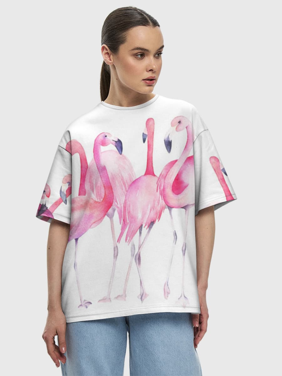 Women's oversized cotton T-shirt