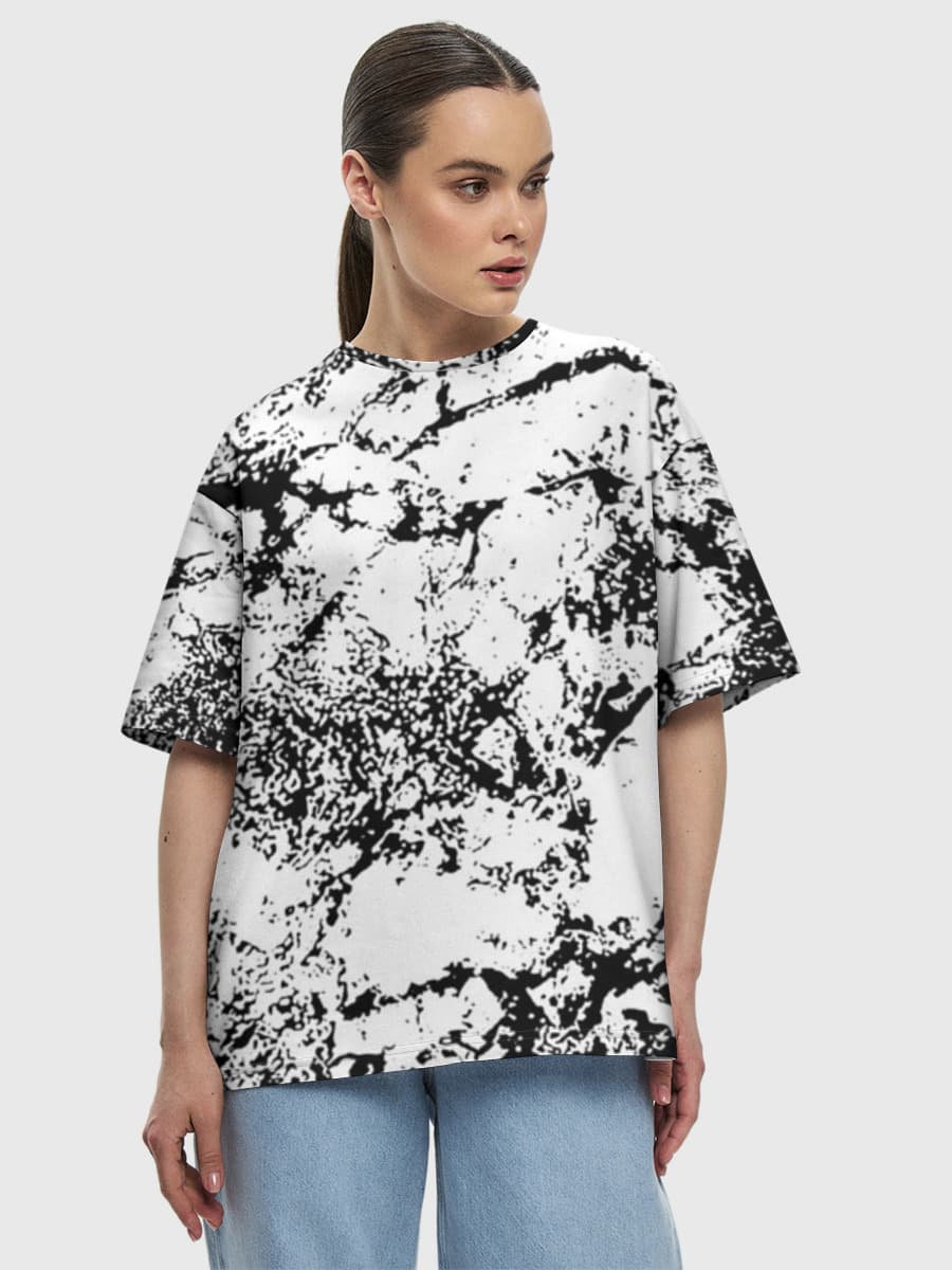 Women's oversized cotton T-shirt