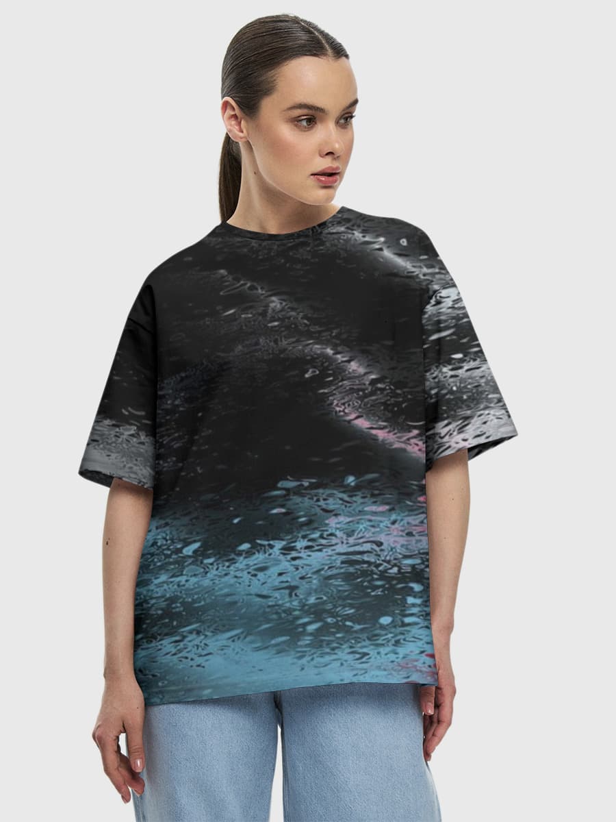 Women's oversized cotton T-shirt