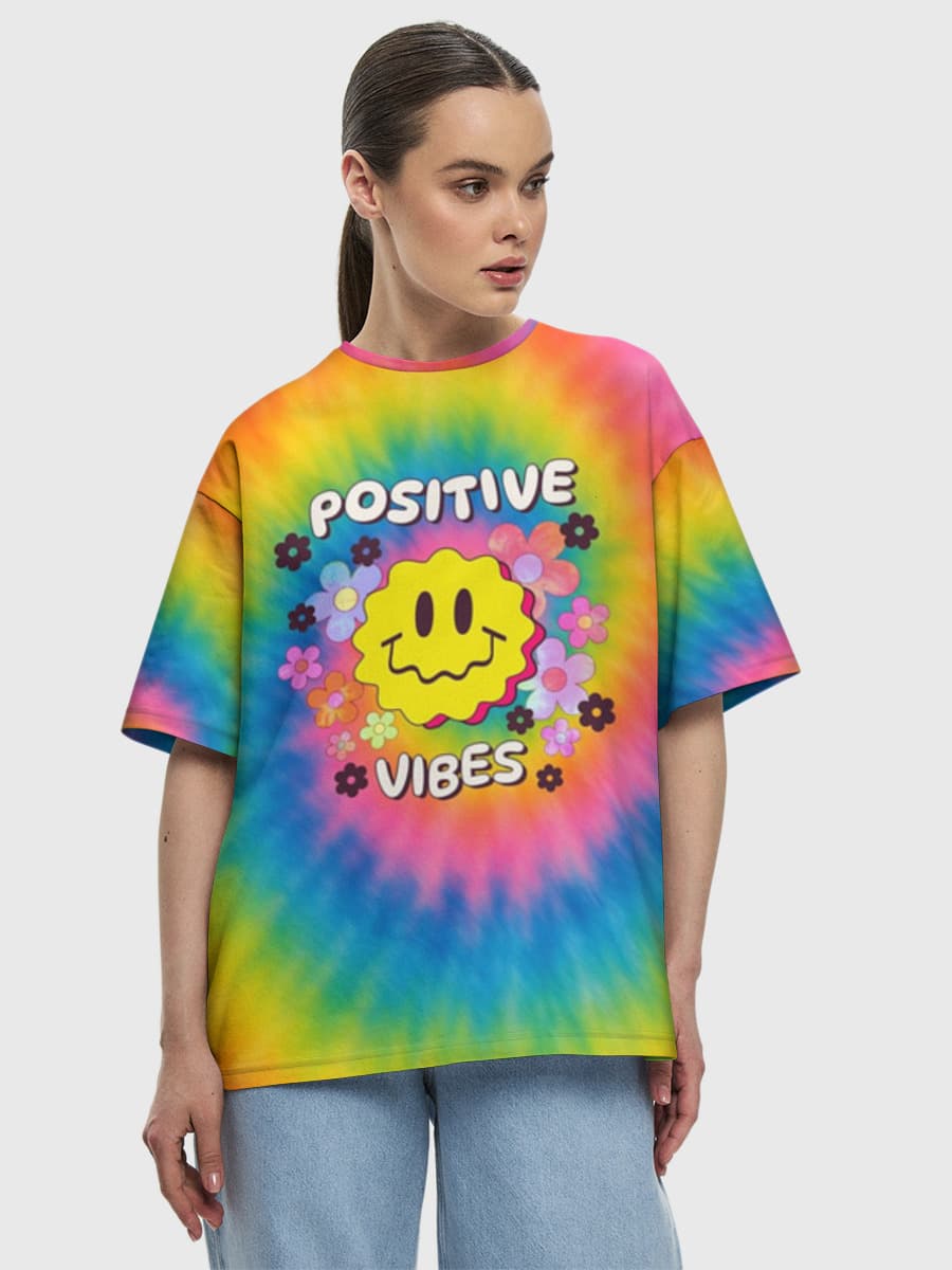 Women's oversized cotton T-shirt