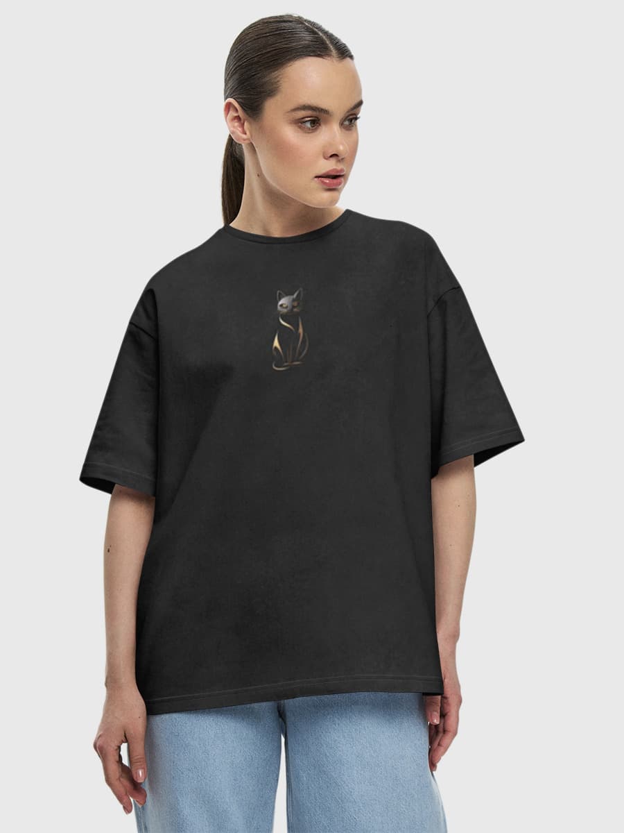 Women's oversized cotton T-shirt