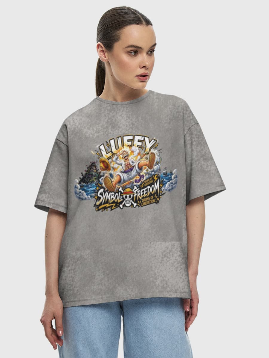 Women's oversized cotton T-shirt