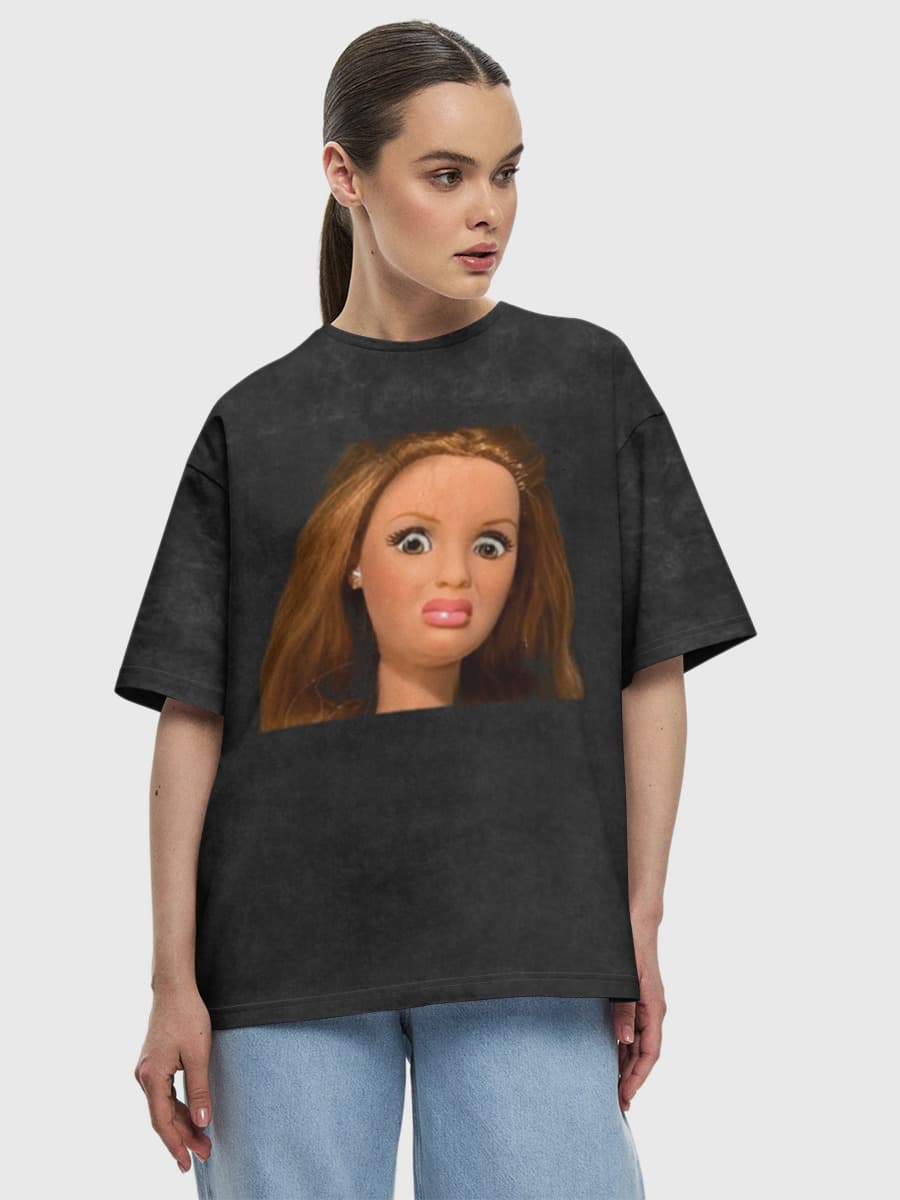 Women's oversized cotton T-shirt