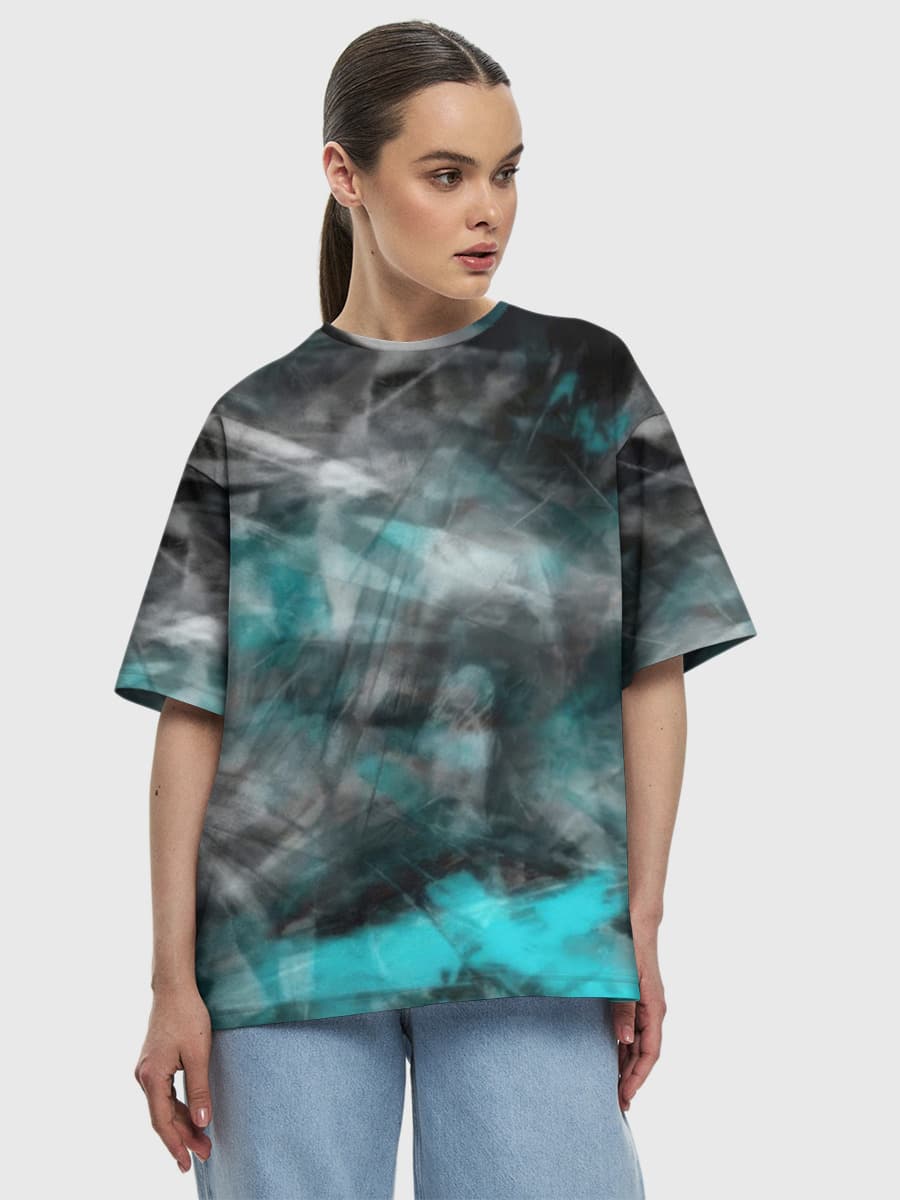 Women's oversized cotton T-shirt