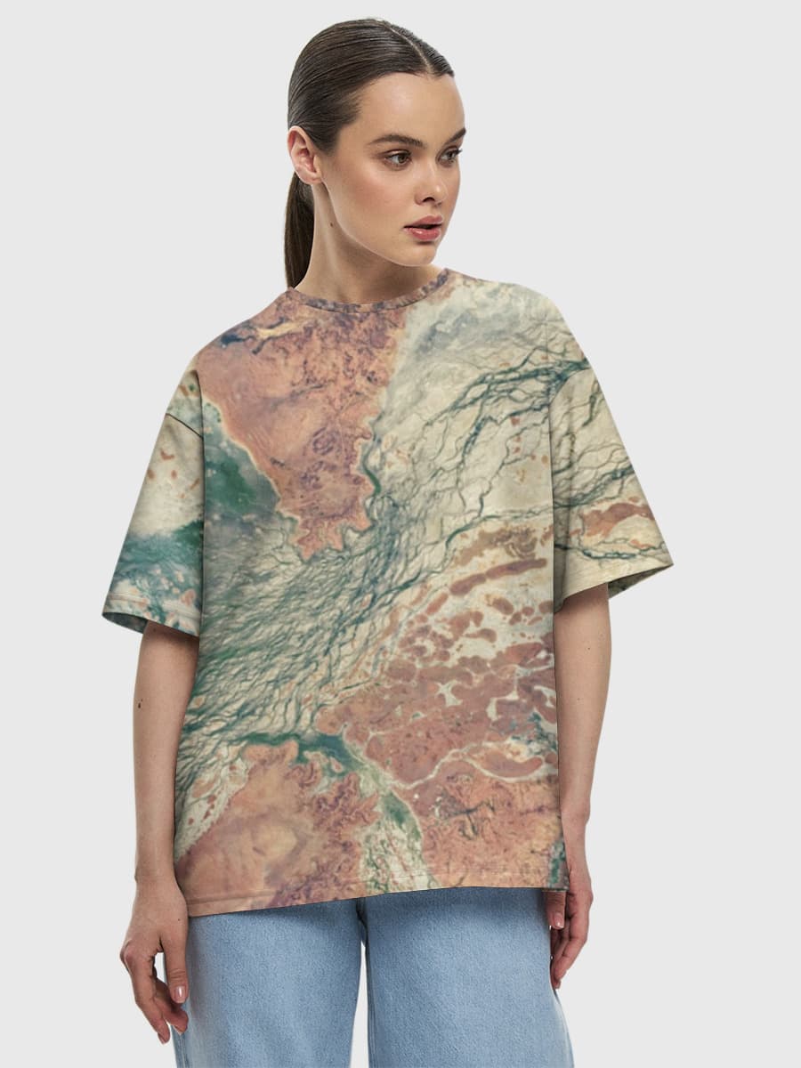 Women's oversized cotton T-shirt