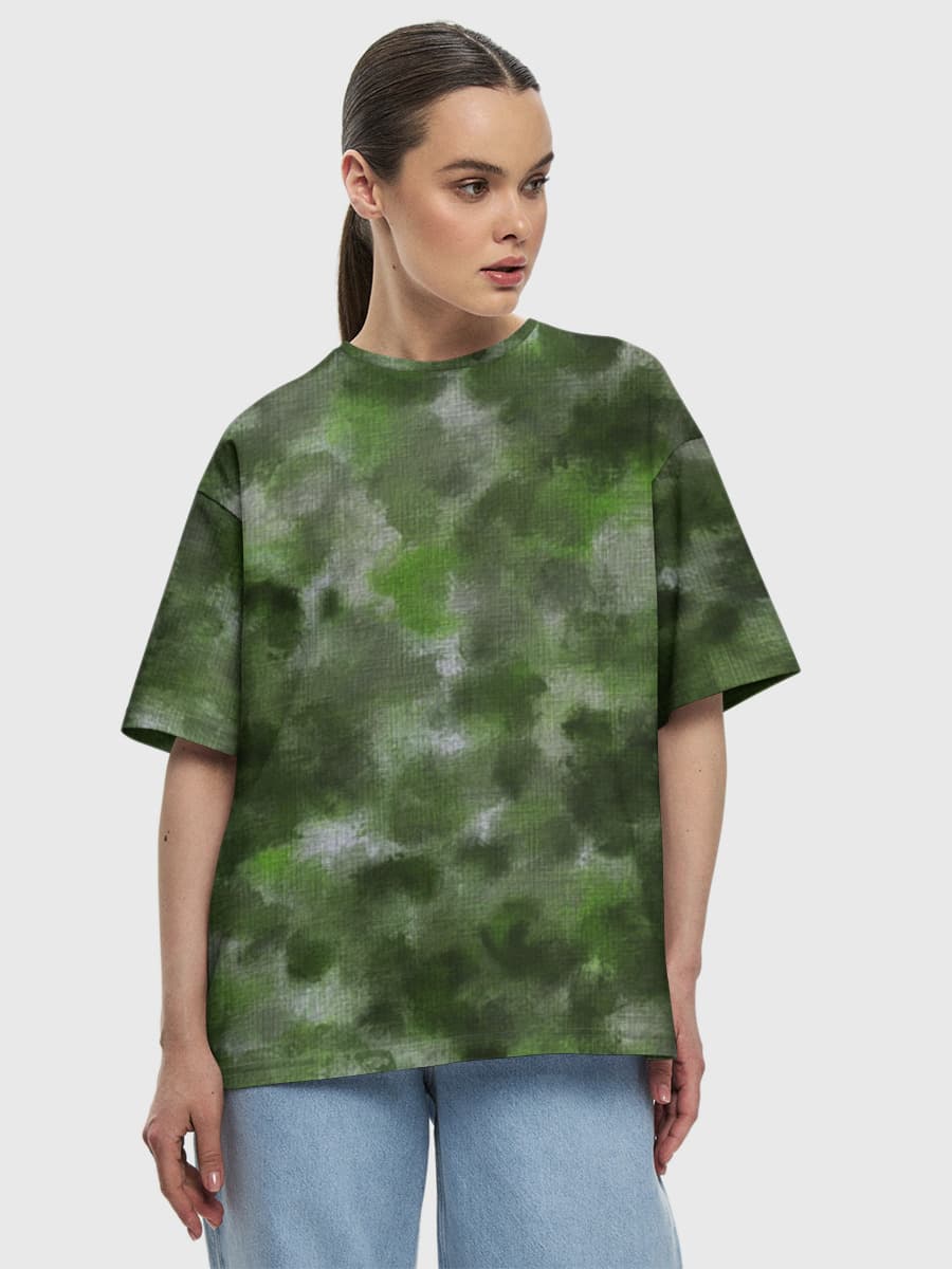 Women's oversized cotton T-shirt