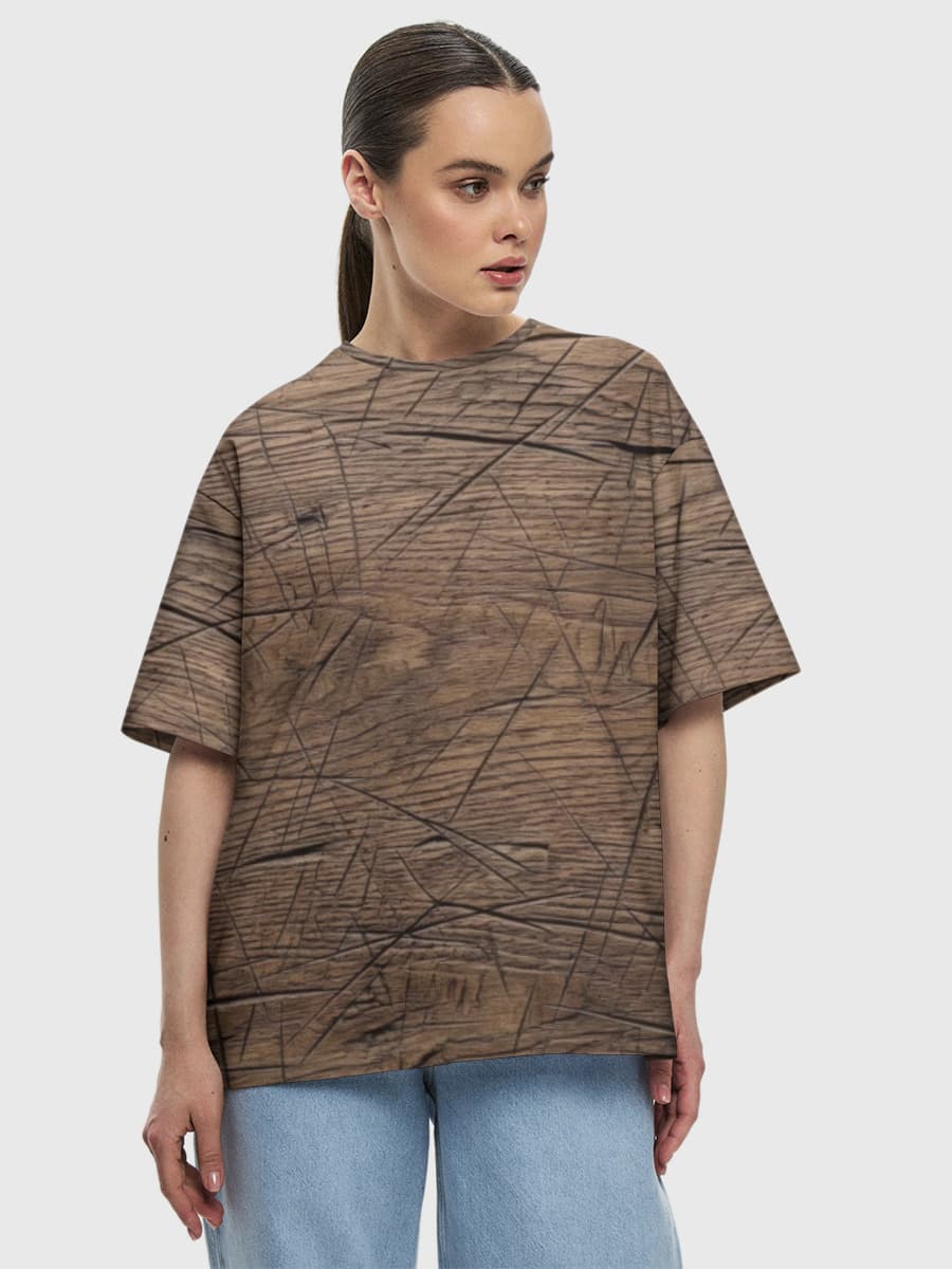 Women's oversized cotton T-shirt