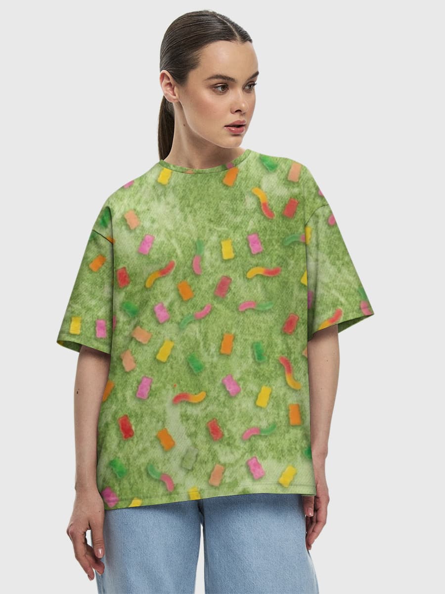 Women's oversized cotton T-shirt