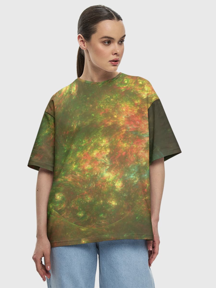 Women's oversized cotton T-shirt