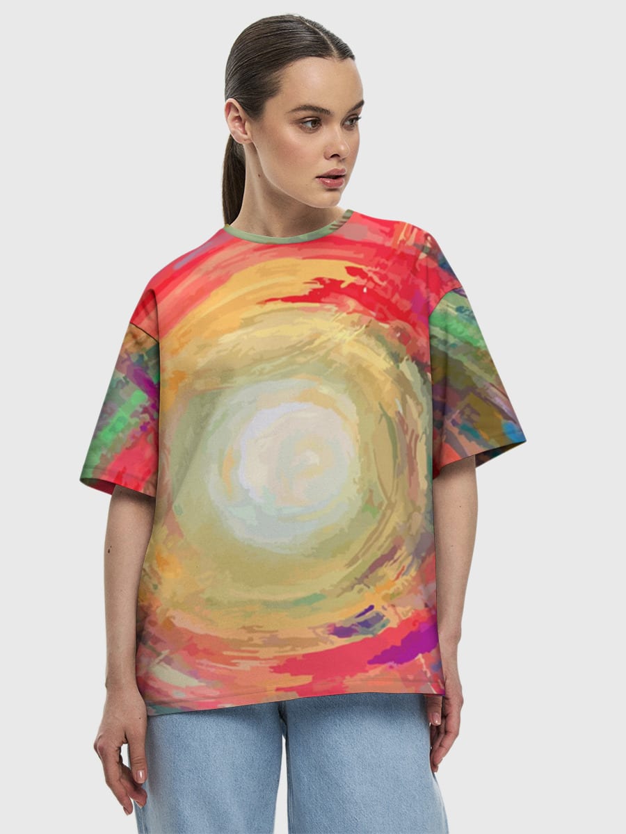 Regenbogen Farbstrudel