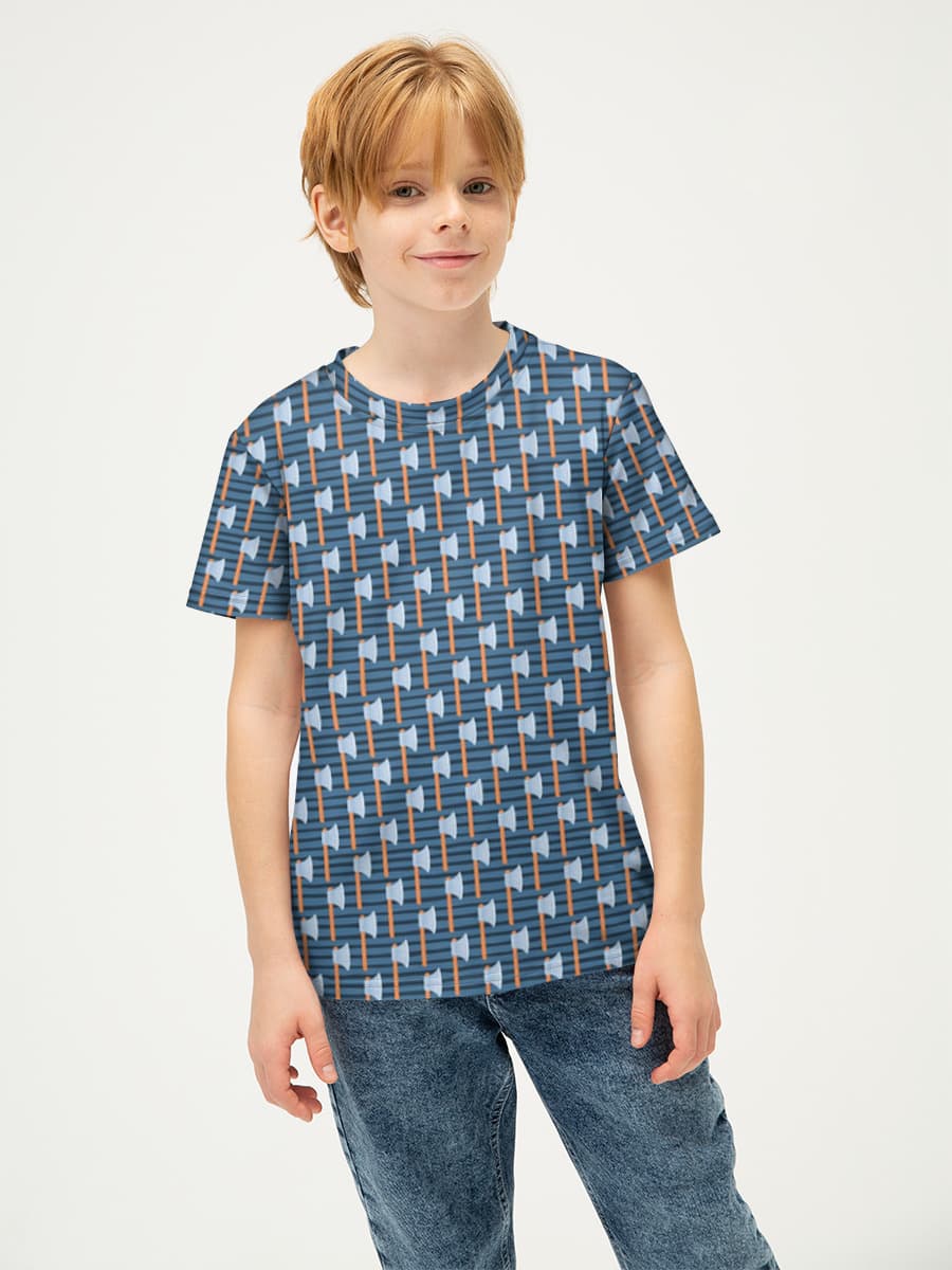 Camiseta Básica de Algodón Niño