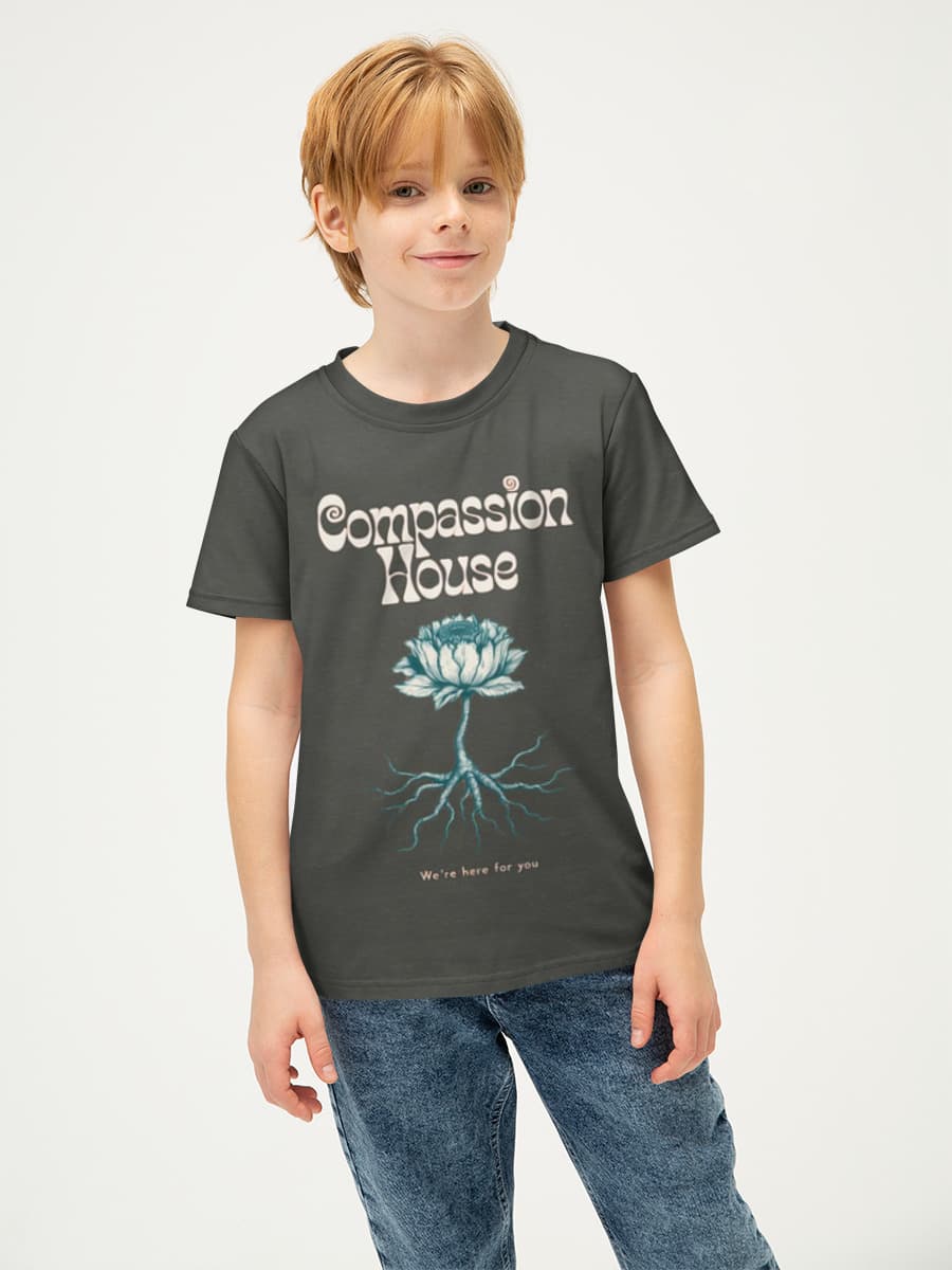 Basic Baumwoll-T-Shirt Jungen