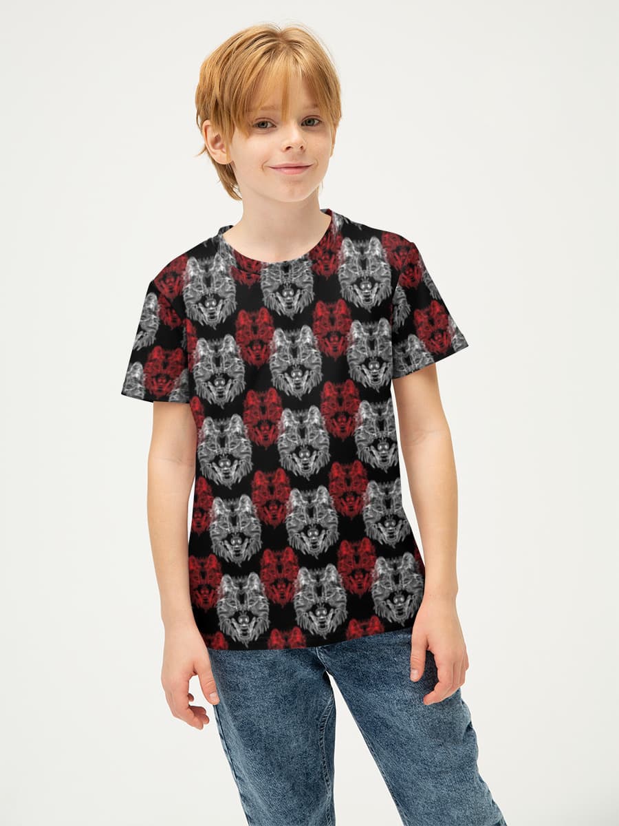 Boys' basic cotton T-shirt