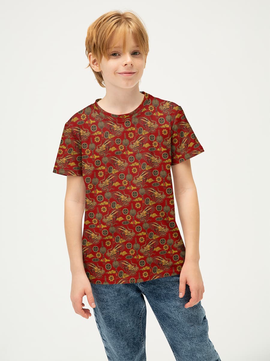 Imperial Red Dragon All-Over Print