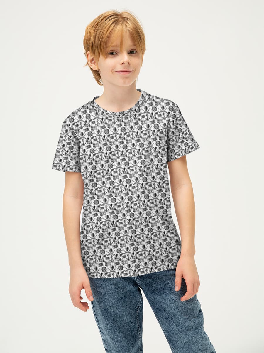 男の子 ベーシック コットンTシャツ