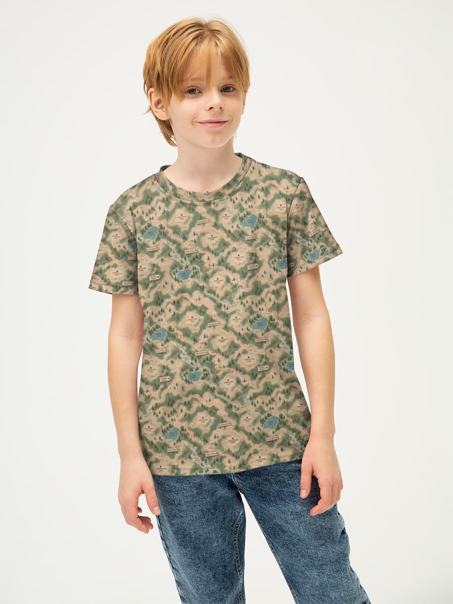 Boys' basic cotton T-shirt