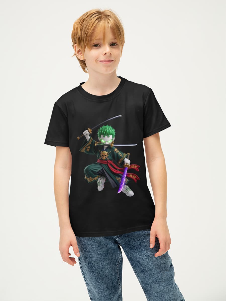 Basic Baumwoll-T-Shirt Jungen