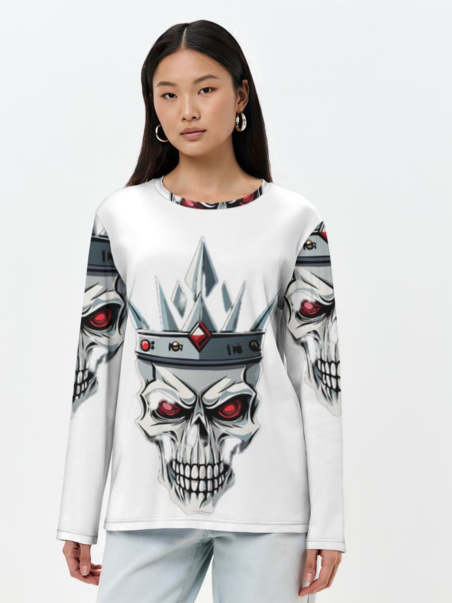 Women's long sleeve shirt. Cotton