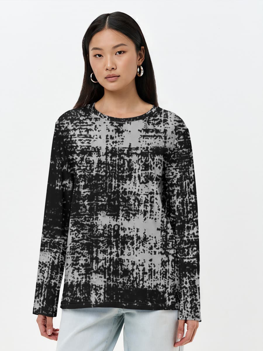 Women's long sleeve shirt. Cotton