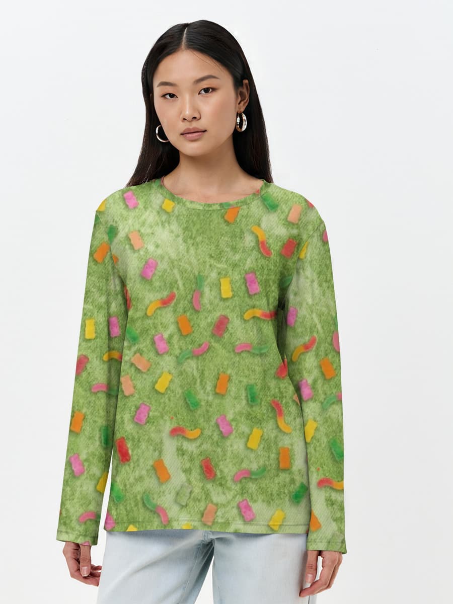 Women's long sleeve shirt. Cotton