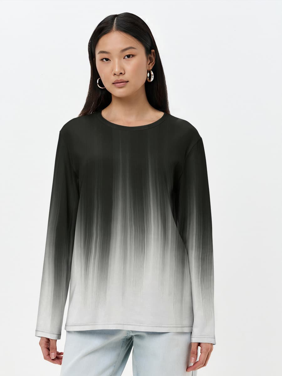 Women's long sleeve shirt. Cotton