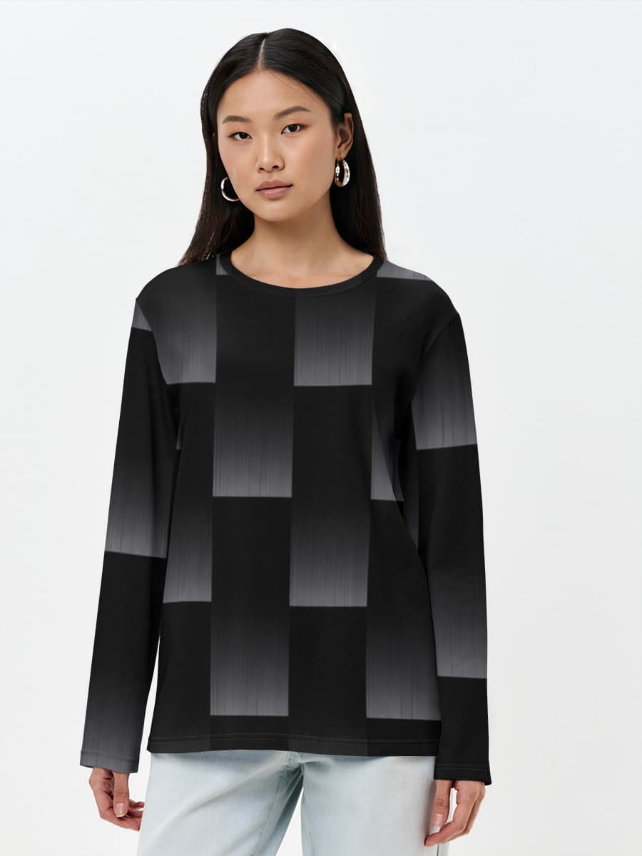 Women's long sleeve shirt. Cotton